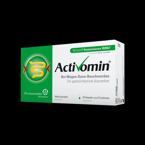 Eine Packung Activomin, 20 Kapseln