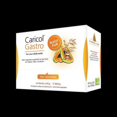 Eine Packung Caricol-Gastro, 42 Sticks á 20 Gramm
