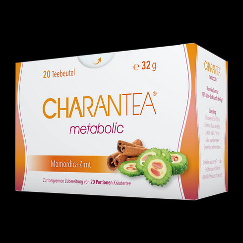 Eine Packung CHARANTEA metabolic Zimt, 20 Beutel