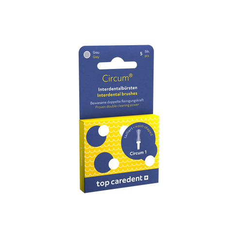 Eine Packung Circum Dental Bürsten (CDB-1), 5er Pack