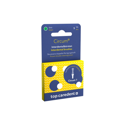 Eine Packung Circum Dental Bürsten (CDB-7), 5er Pack