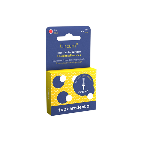 Eine Packung Circum Dental Bürsten (CDB-5), 25er Pack