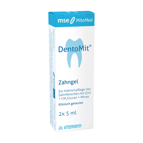 Eine Packung DentoMit Q10 Zahngel, 2 Mal 5 Milliliter