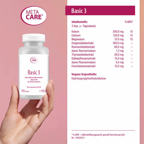 META-CARE Basic 3 Inhaltsstoffe