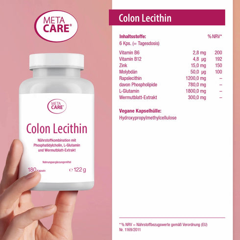 META-CARE Colon-Lecithin Inhaltsstoffe