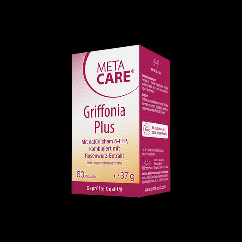 Eine Packung META-CARE Griffonia Plus, 60 Kapseln