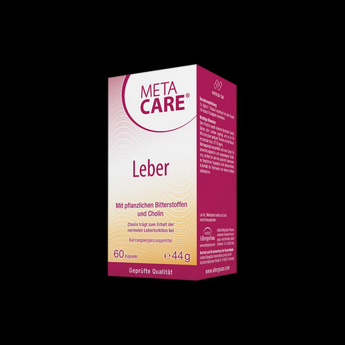 Eine Packung META-CARE Leber, 60 Kapseln