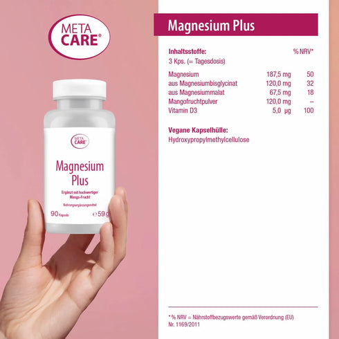 META-CARE Magnesium Plus Inhaltsstoffe