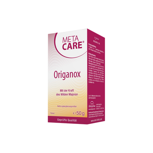 Eine Packung META-CARE Origanox, 50 Gramm