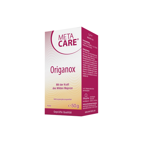 Eine Packung META-CARE Origanox, 50 Gramm