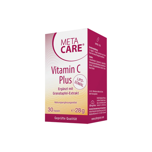 Eine Packung META-CARE Vitamin C Plus, 30 Kapseln