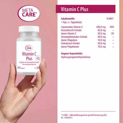 META-CARE Vitamin C Plus Inhaltsstoffe