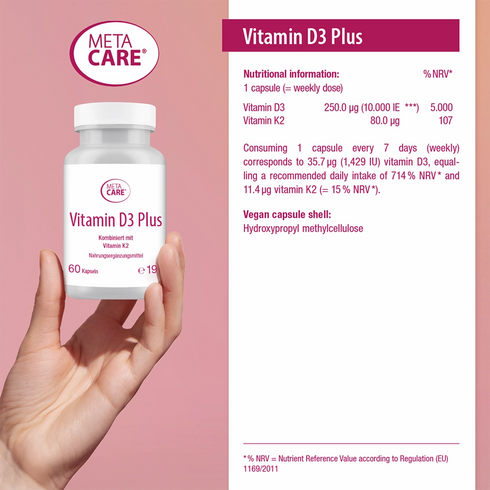 META-CARE® Vitamina D3 Plus