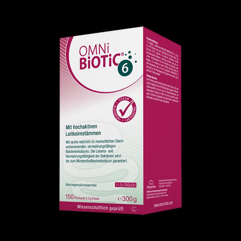 Eine Packung OMNi-BiOTiC 6, Pulver 300 Gramm
