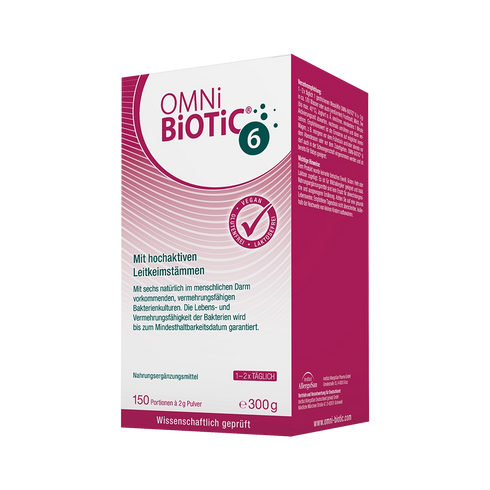 Eine Packung OMNi-BiOTiC 6, Pulver 300 Gramm
