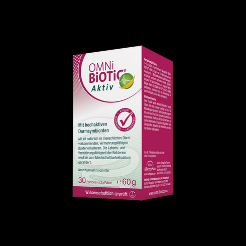 Eine Packung OMNi-BiOTiC Aktiv, 60 Gramm Pulver