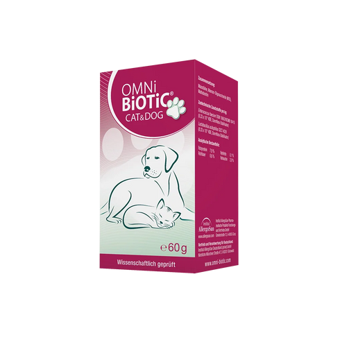 Eine Packung OMNi-BiOTiC CAT & DOG, Pulver 60 Gramm