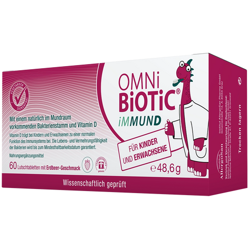 Eine Packung OMNi-BiOTiC iMMUND, 60 Lutschtabletten