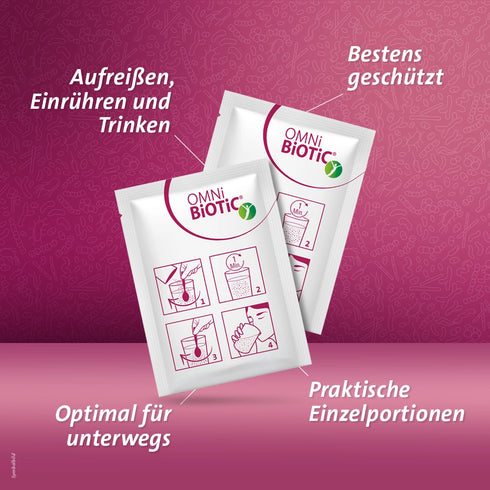 Vorteile von OMNi-BiOTiC-Sachets