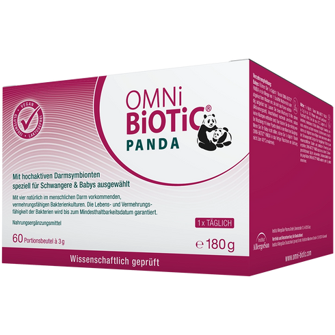 Eine Packung OMNi-BiOTiC PANDA, 60 Sachets à 3 Gramm