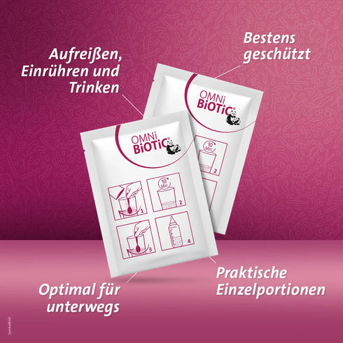Vorteile von OMNi-BiOTiC-Sachets