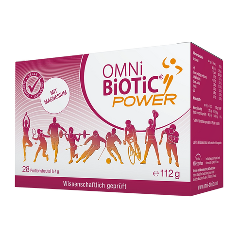 Eine Packung OMNi-BiOTiC POWER, 28 Sachets à 4 Gramm