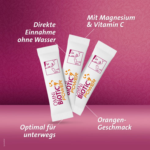 Vorteile von OMNi-BiOTiC POWER-Direkt-Sticks