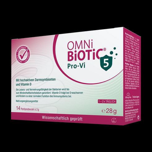 Eine Packung OMNi-BiOTiC Pro-Vi 5, 14 Sachets à 2 Gramm