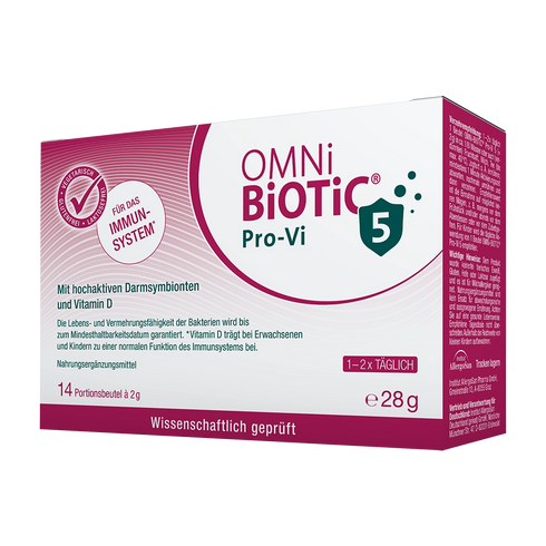 Eine Packung OMNi-BiOTiC Pro-Vi 5, 14 Sachets à 2 Gramm