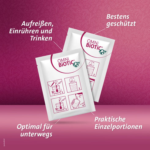 Vorteile von OMNi-BiOTiC-Sachets