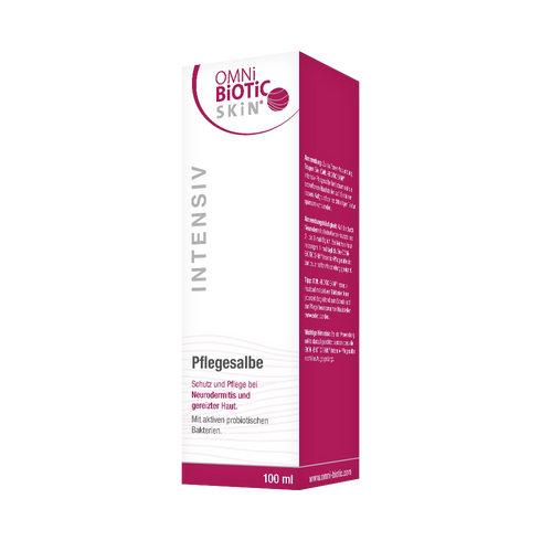 Eine Packung OMNi-BiOTiC SKiN Intensiv-Pflegesalbe, 100 Milliliter