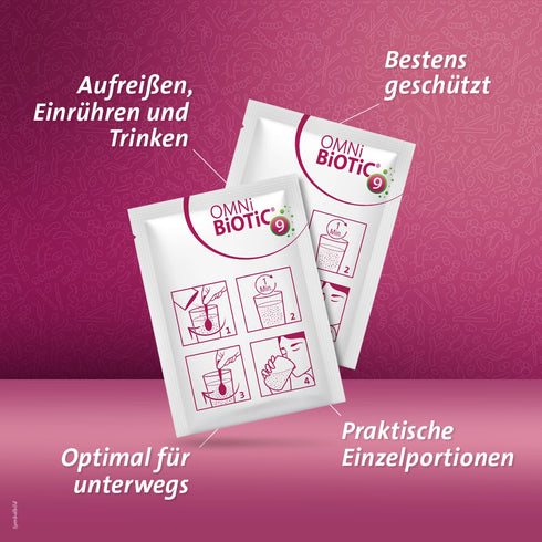 Vorteile von OMNi-BiOTiC-Sachets