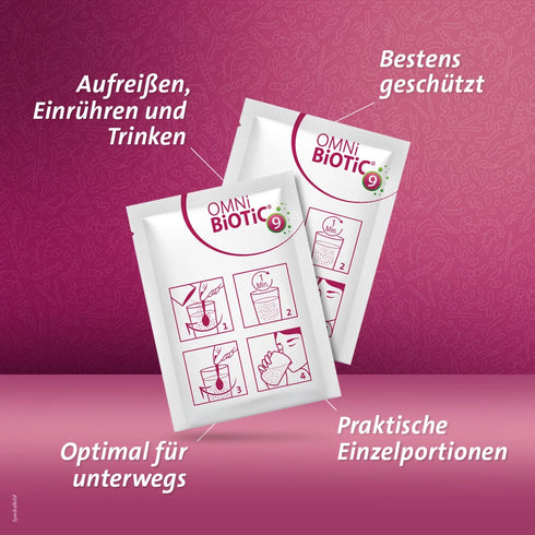 Vorteile von OMNi-BiOTiC-Sachets