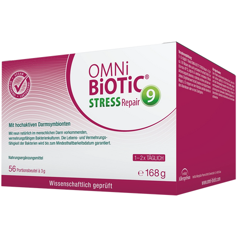 Eine Packung OMNi-BiOTiC STRESS Repair, 56 Sachets à 3 Gramm