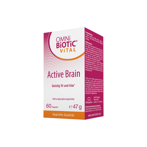 Eine Packung OMNi-BiOTiC Vital Active Brain, 60 Kapseln