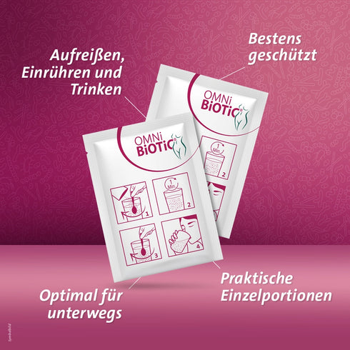 Vorteile von OMNi-BiOTiC-Sachets