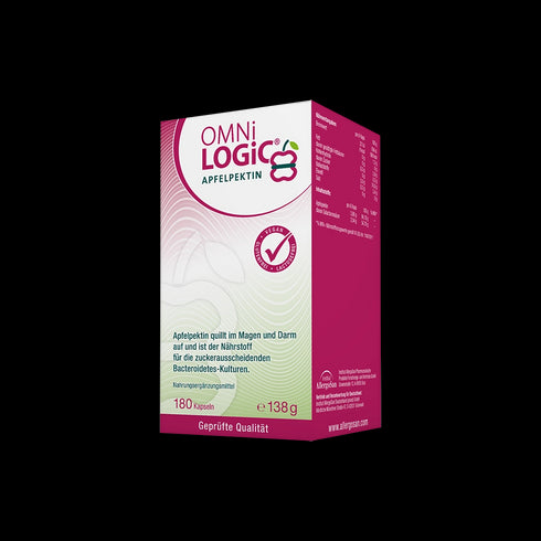 Eine Packung OMNi-LOGiC APFELPEKTIN, 180 Kapseln