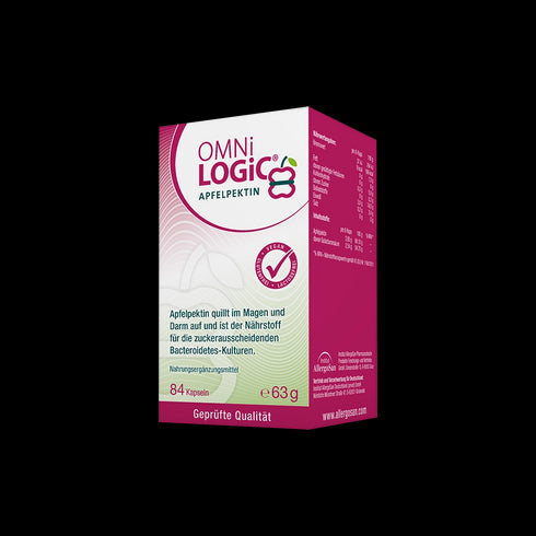 Eine Packung OMNi-LOGiC APFELPEKTIN, 84 Kapseln