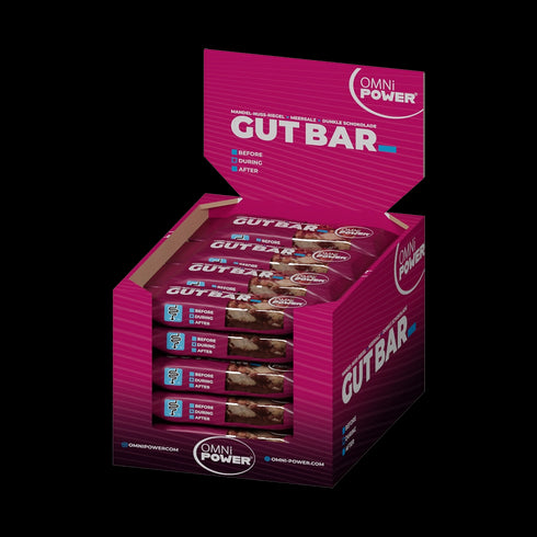 Eine Packung OMNi-POWER GUT BAR, Box mit 20 Stück