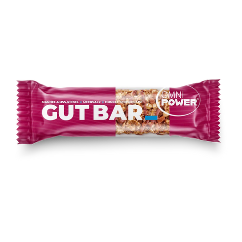 Eine Packung OMNi-POWER GUT BAR, 1 Riegel