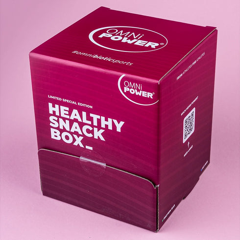 Eine geschlossene OMNi-POWER Healthy Snack Box