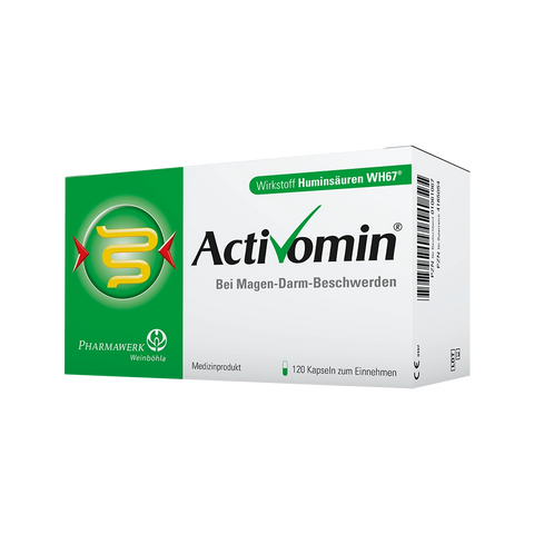 Eine Packung Activomin, 120 Kapseln