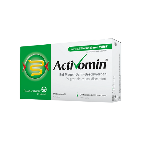 Eine Packung Activomin, 20 Kapseln