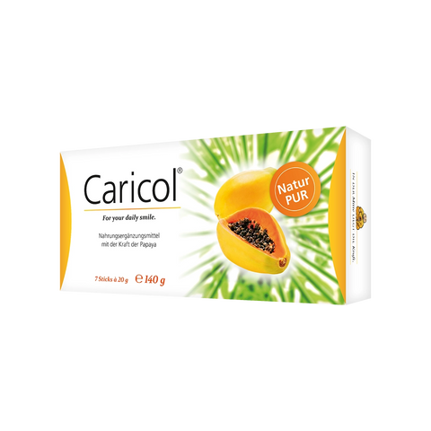 Eine Packung Caricol, 7 Sticks à 20 Gramm