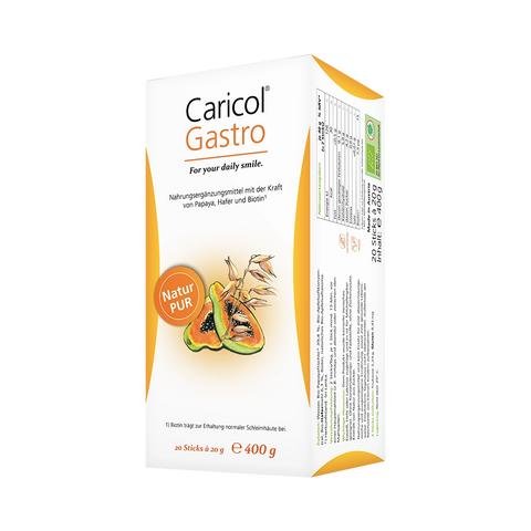 Eine Packung Caricol-Gastro, 20 Sticks à 20 Gramm