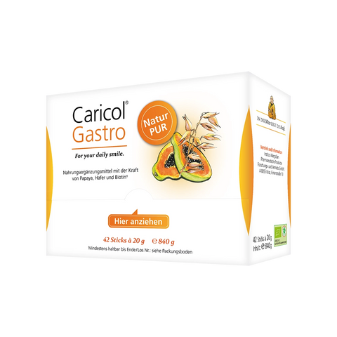 Eine Packung Caricol-Gastro, 42 Sticks á 20 Gramm