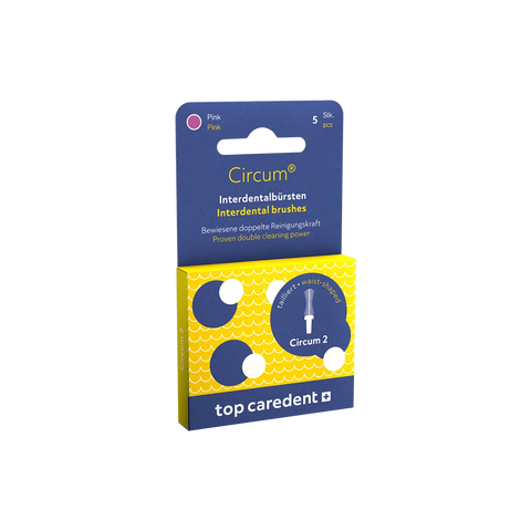 Eine Packung Circum Dental Bürsten (CDB-2), 5er Pack