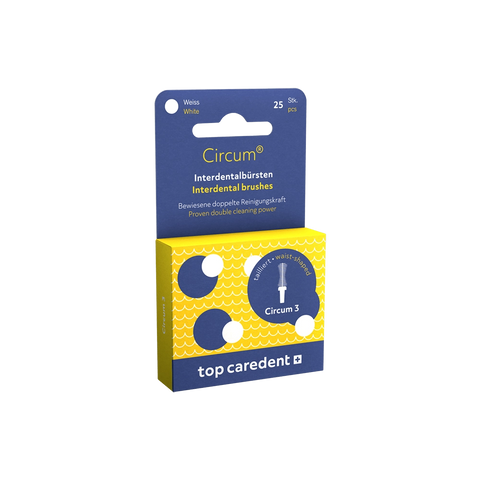 Eine Packung Circum Dental Bürsten (CDB-3), 25er Pack