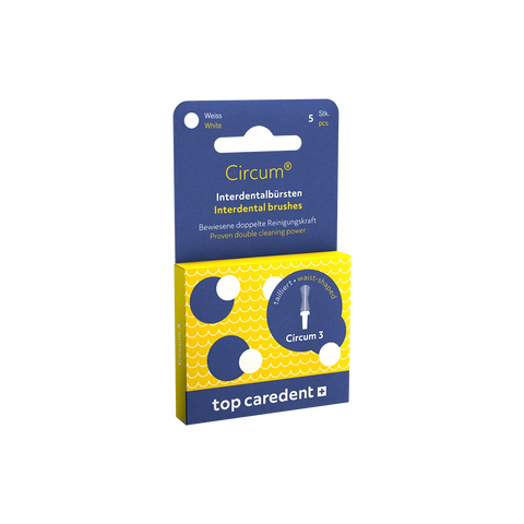 Eine Packung Circum Dental Bürsten (CDB-3), 5er Pack