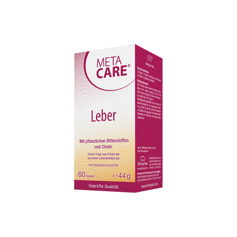 Eine Packung META-CARE Leber, 60 Kapseln